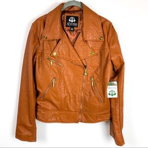 Beyonce’s House of Dereon Faux Leather Moto Jacket